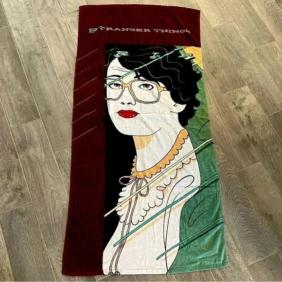 Loot Crate Other - Lootcrate Netflix Stranger Things Beach Towel Barb RIP - New, Never Had Tags